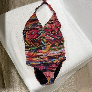 Zara Terez Girls Multicolor Tropical Wave One-Piece Swimsuit